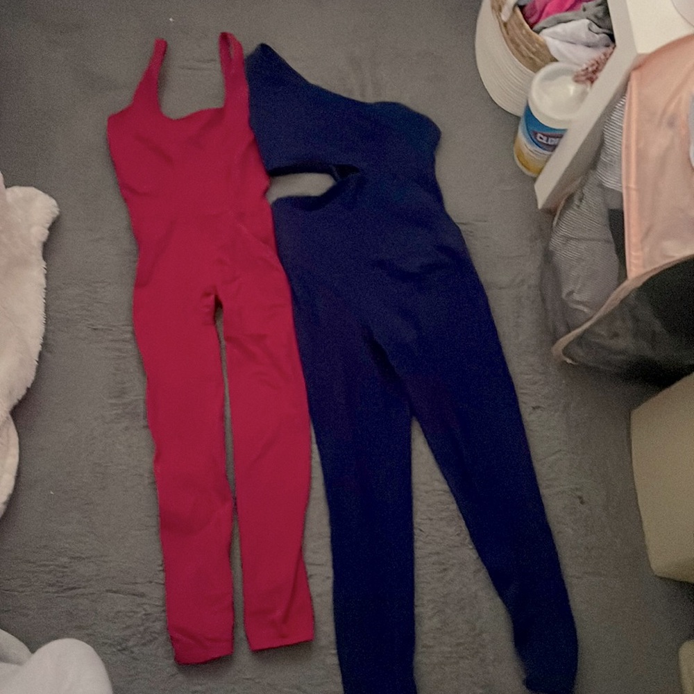 FREE PEOPLE JUMPSUIT BUNDLE blue and pink